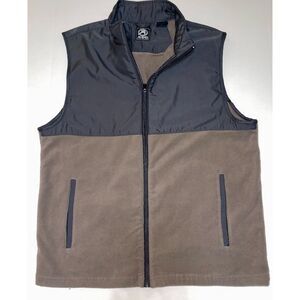 Ahead Golf Vest Men's Large‎ Full-Zip Fleece Lined Stretch A42